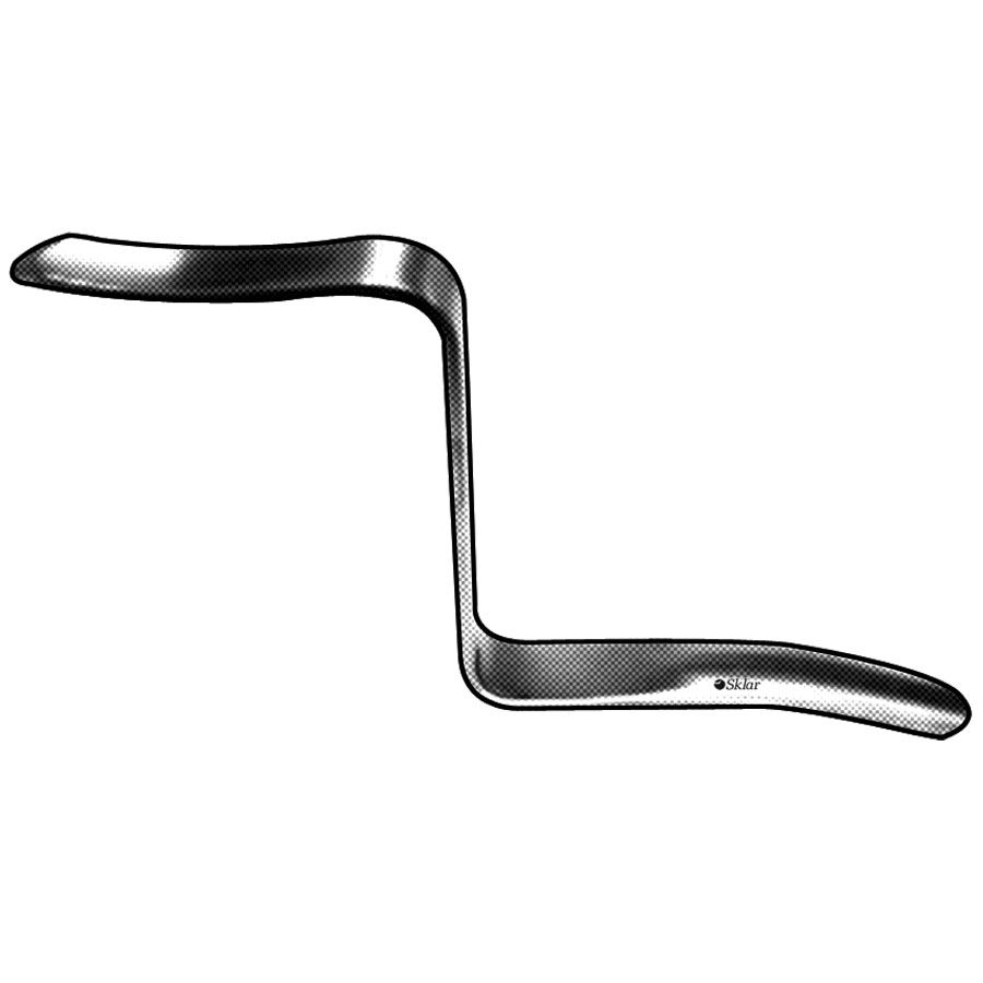 Doane "Z" Retractor, Double-Ended, Blades 5.7 Cm & 6.9 Cm Deep, 15.2 Cm Long, 1.1 Cm Wide